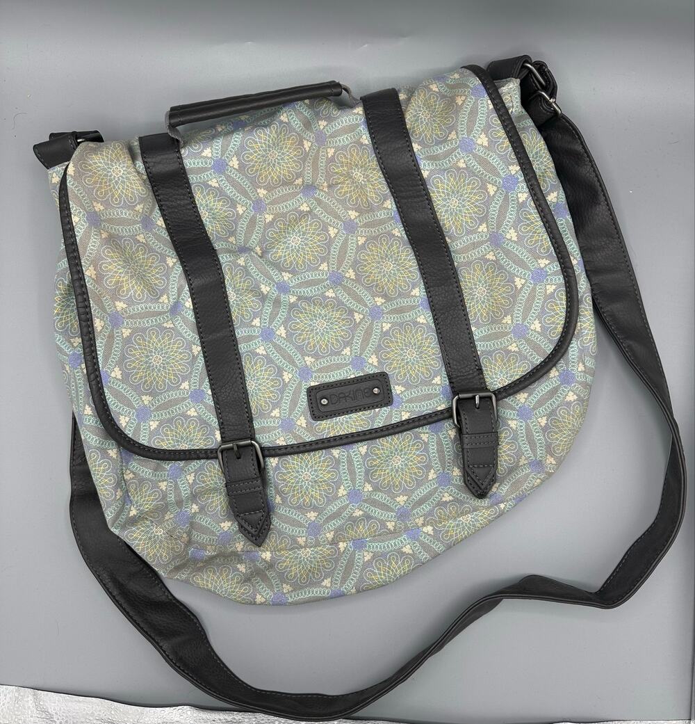 ✨ Dakine Geometric Mandala Canvas Messenger Bag (14”x14”x5”) ✨